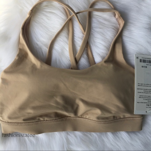 NWT CAFA LULULEMON ENERGY BRA WITH PADS - - 6 - Picture 2 of 4